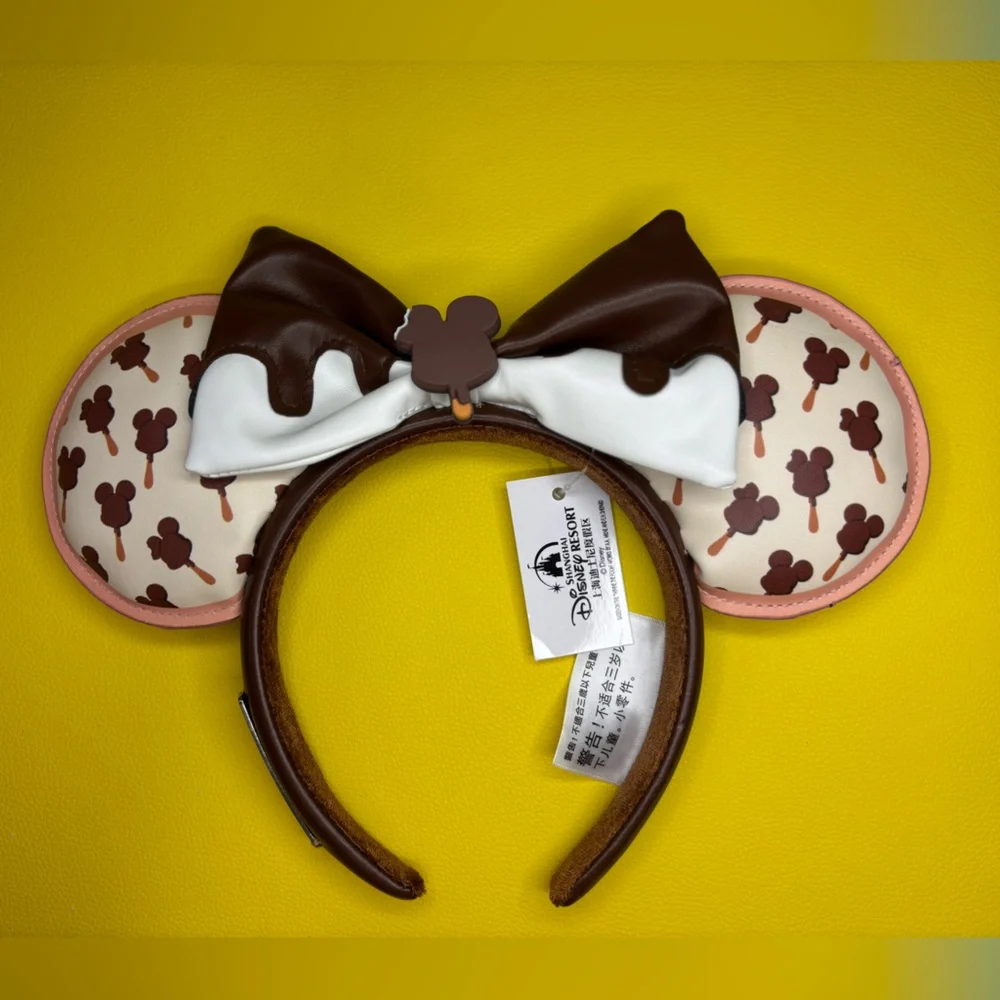 Disney Parks Loungefly‎ Minnie Mouse Ice Cream Bar Ears New